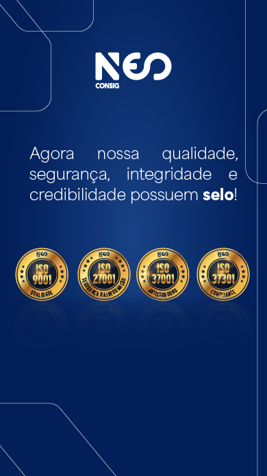 Certificações ISO da Neoconsig em destaque