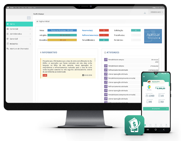 Plataforma web de gestão de consignados